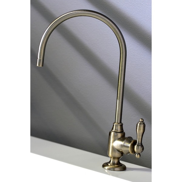 KS5193TAL Tudor Single-Handle Water Filtration Faucet, Antique Brass